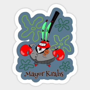 Mayor Krabs Sticker